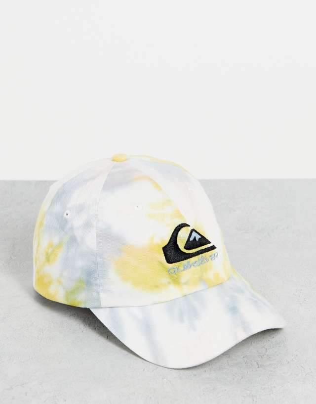 Quiksilver The Baseball cap in tie dye pink Exclusive at ASOS