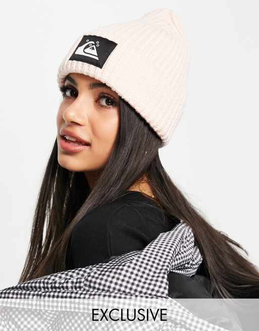 Quiksilver - The beanie - Beanie in roze, exclusief op ASOS