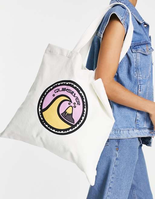 Quiksilver The Classic tote bag in cream
