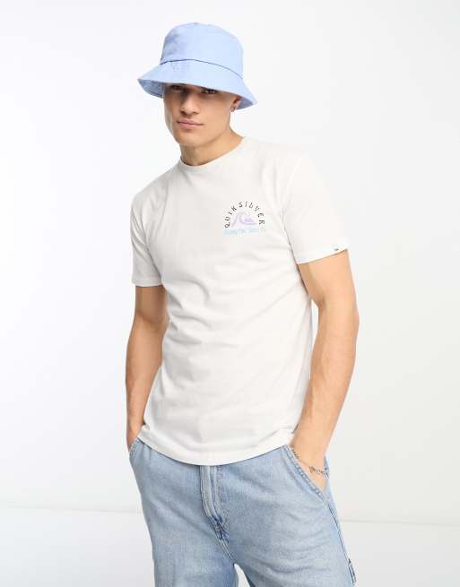 Quiksilver The Original Barrel t-shirt in white, 2 of 4