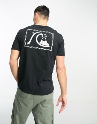Quiksilver the original t-shirt in black - ASOS Price Checker