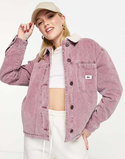 Womens pink shop cord jacket