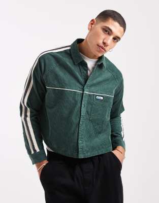 Quiksilver Uni Corduroy Shirt In Green