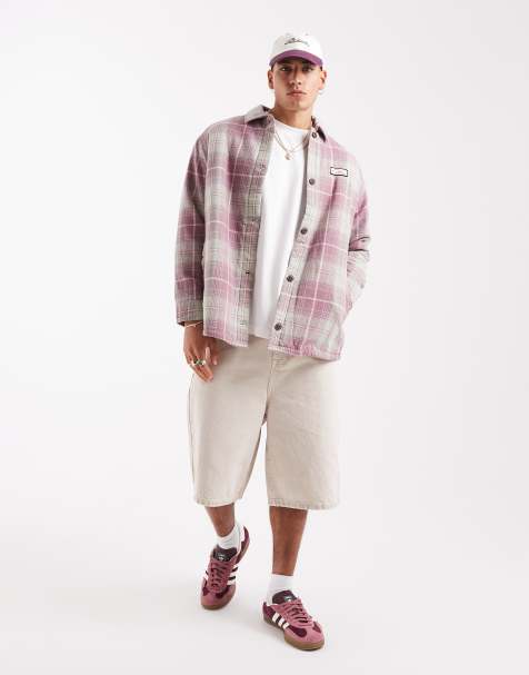 Quiksilver Uni flannel shirt in purple