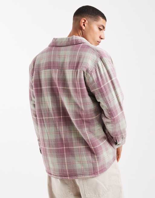Quiksilver Uni flannel shirt in purple