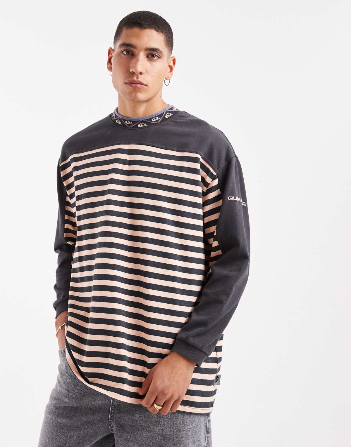 Quiksilver Uni long sleeves t-shirt in pink