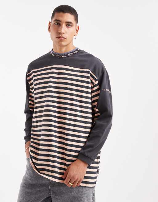 Quiksilver - Uni - T-shirt à manches longues - Rose