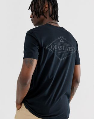 Quiksilver - Vibed - T-shirt in zwart