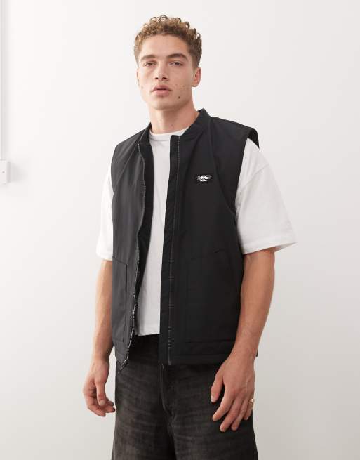 Quiksilver Wasted gilet snow jacket in true black