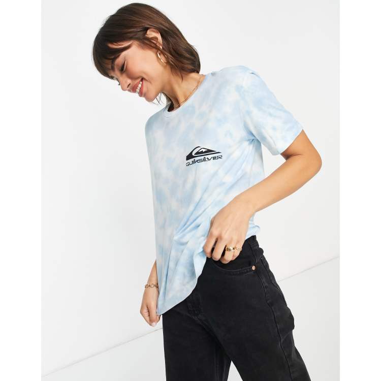 Quiksilver Wave Pro short sleeve T shirt in pastel blue ASOS