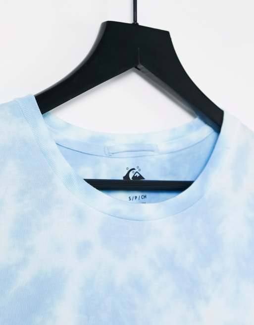 Quiksilver - Wave Project - T-shirt effet tie-dye - Bleu - Exclusivité ASOS, 3 de 4