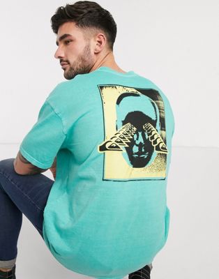 T-shirts et débardeurs Quiksilver - X-Ray Cafe - T-shirt - Bleu mer