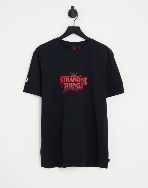 Quiksilver X Stranger Things - Season Ender - Sort T-shirt