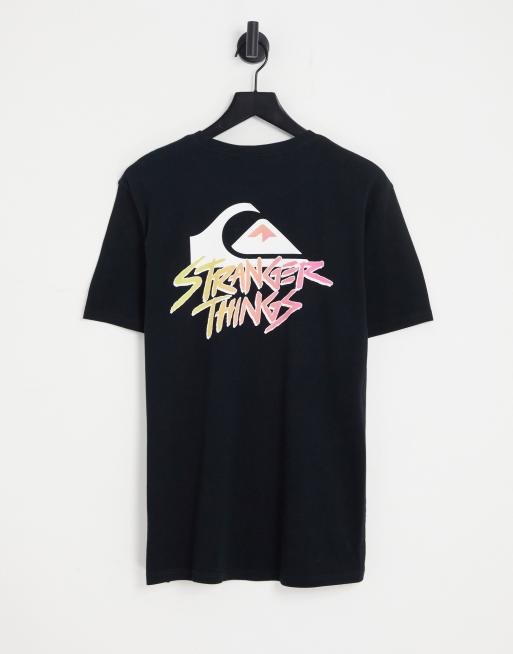 Quiksilver X Stranger Things - Sort T-shirt