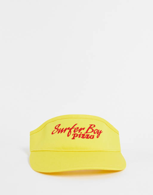 Quiksilver x Stranger Things Surfer Boy visor in yellow, 4 of 4