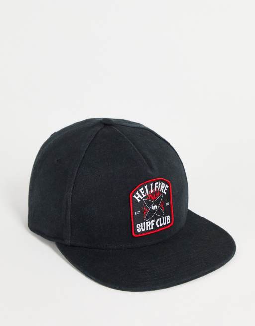 Quiksilver X Stranger Things - The Upside Down - Casquette à 5 empiècements - Noir