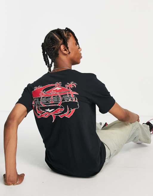 Quiksilver X Stranger Things - Vecna's Lair - T-shirt in zwart