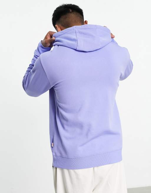 Quiksilver X The Stranger Things official logo hoodie in purple ASOS