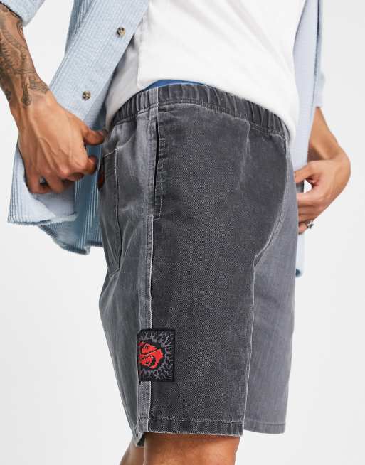 Upside down best sale jean shorts