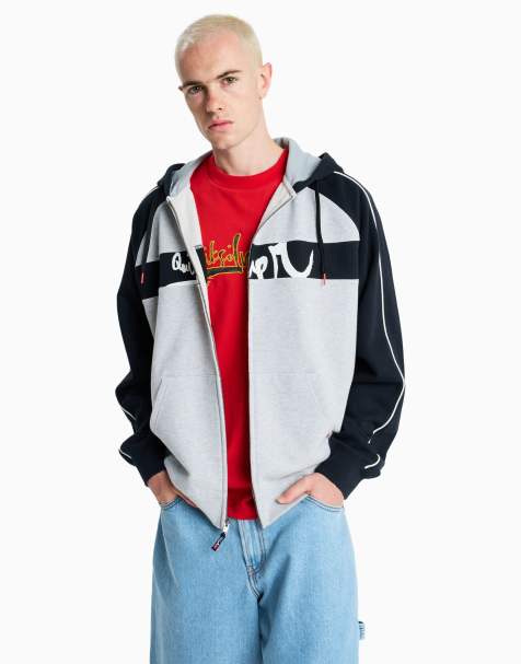 Quiksilver Yg operator full zip hoodie in grey - view 1