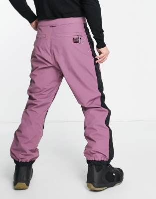 mauve snow pants