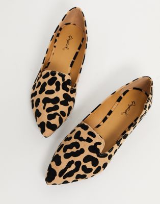 qupid leopard flats