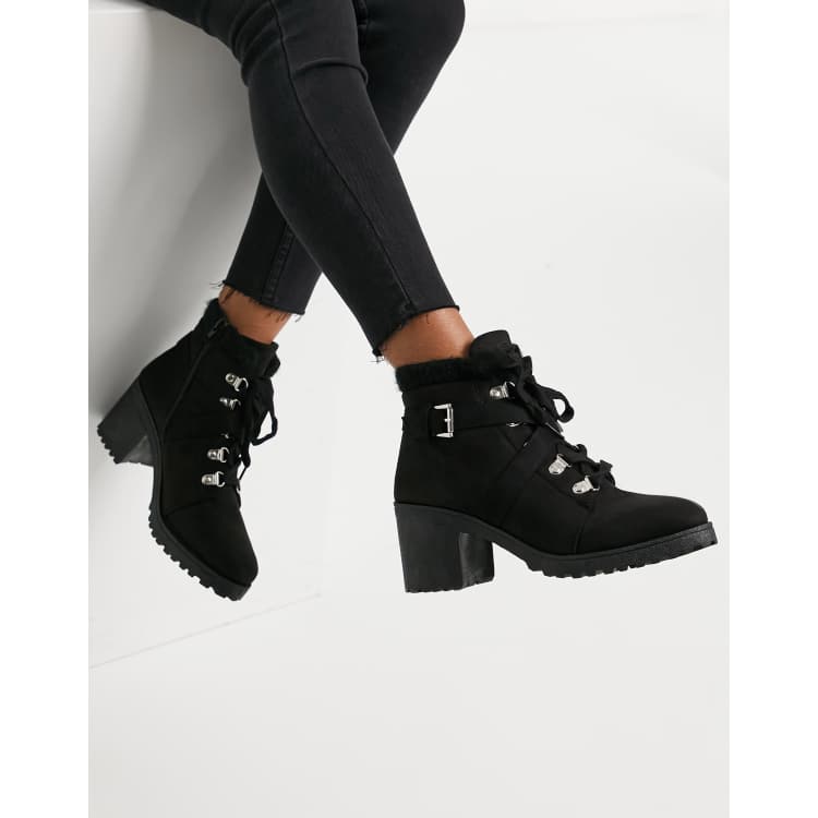 Qupid open side store booties