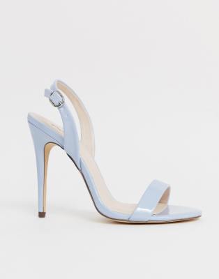 powder blue sandals heels