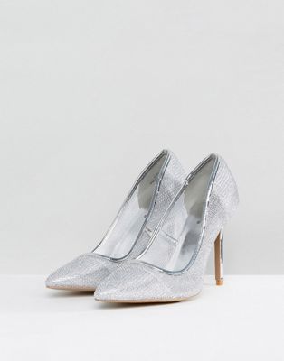 qupid silver heels