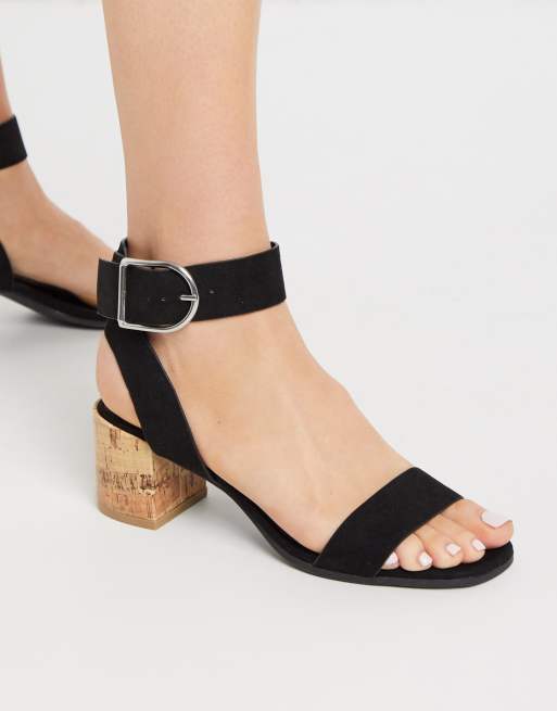 Qupid 2025 black sandals