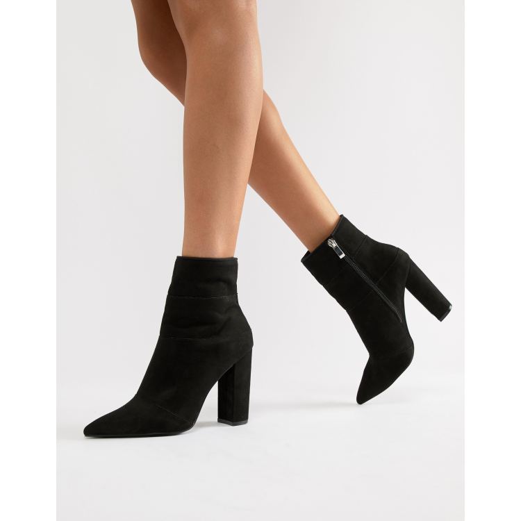 Qupid open side store booties