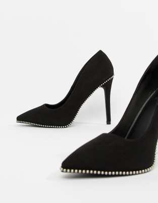 qupid pointed high heeled shoes