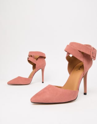qupid pointed high heeled shoes