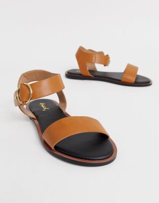 Qupid two part flat sandals ASOS