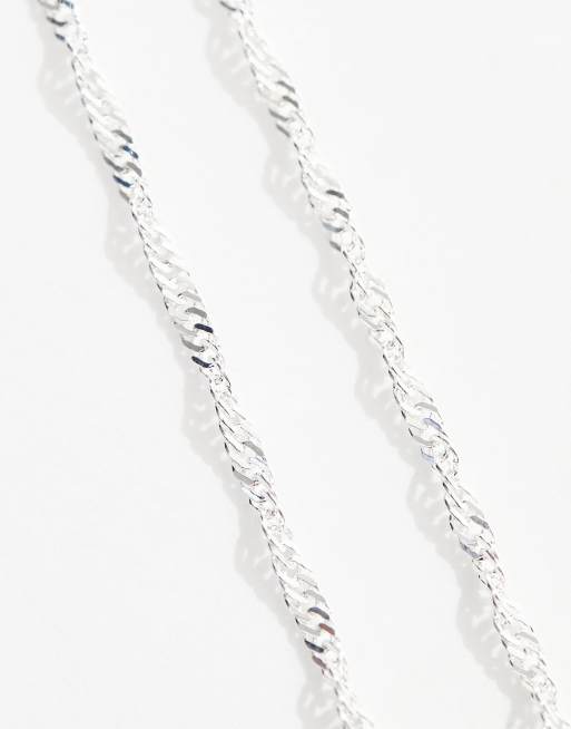 Rachel Jackson - Collana attorcigliata lunghezza media in argento sterling con confezione regalo, 2 di 4