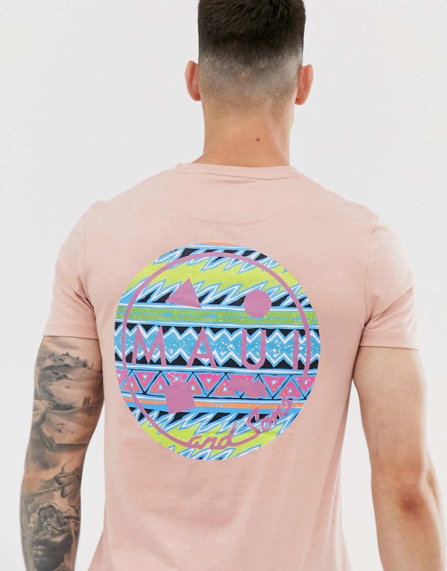 Radness t-shirt fra Maui and Sons-Pink