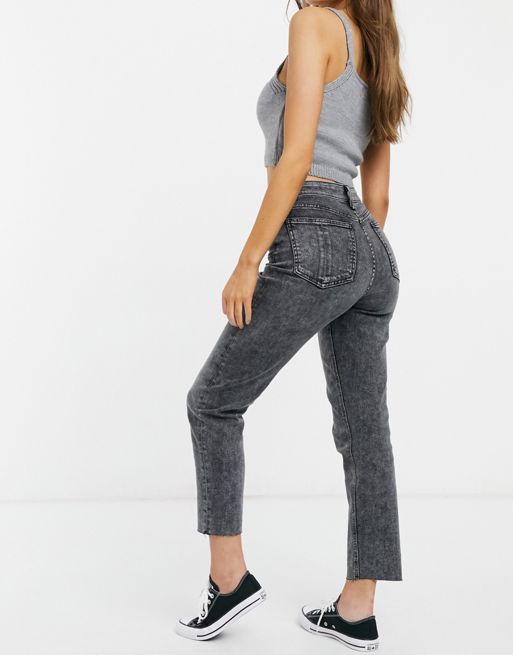PacSun Black High Waisted Slim Flare Jeans