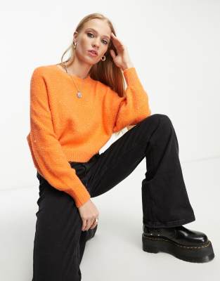 Raga Chill Breeze cropped jumper in orange