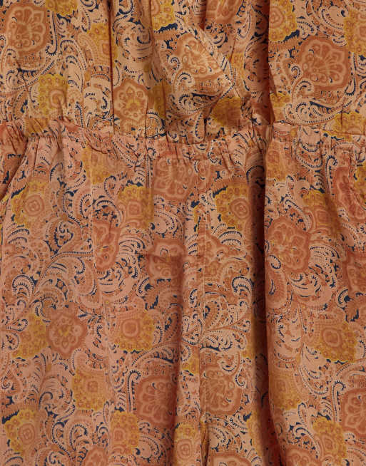 Raga - Combishort à fleurs - Marron, 4 de 4