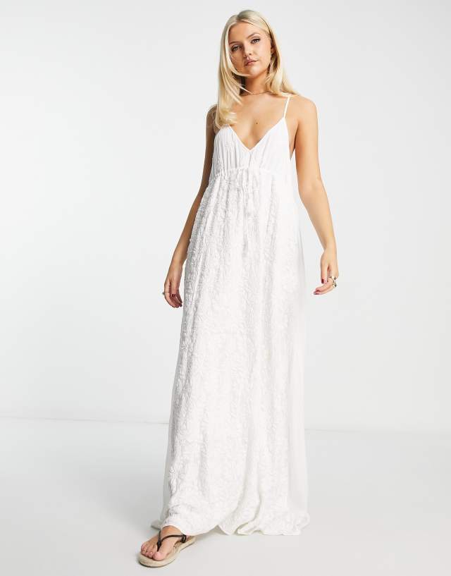 Raga Lillywhite maxi dress in white