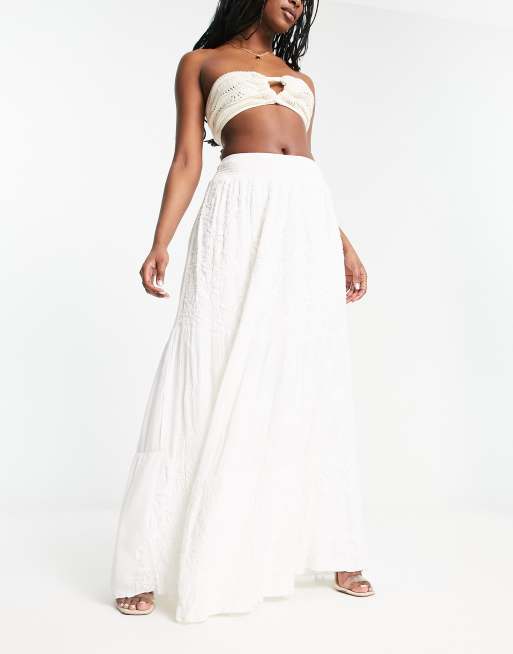 Raga maxi skirt in white | ASOS