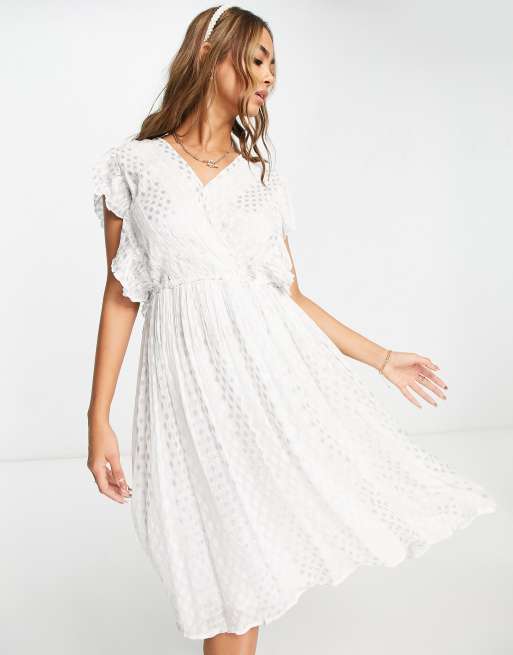 Raga - Whisked Away - Midi-smockjurk in wit