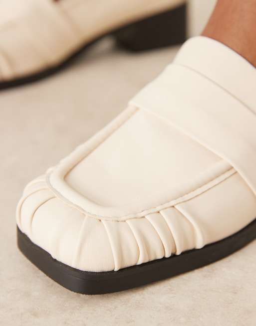 RAID - Aarvi - Loafers met vierkante neus in crème, 4 van 4