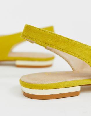 bright yellow slippers