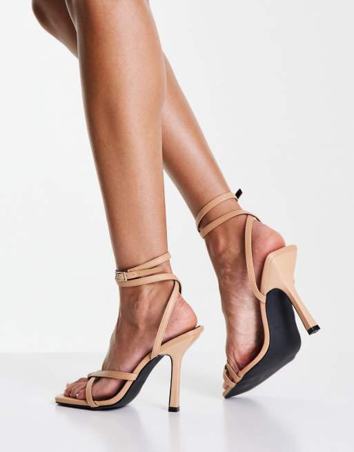 RAID Alayna heeled sandals in beige, 2 of 4