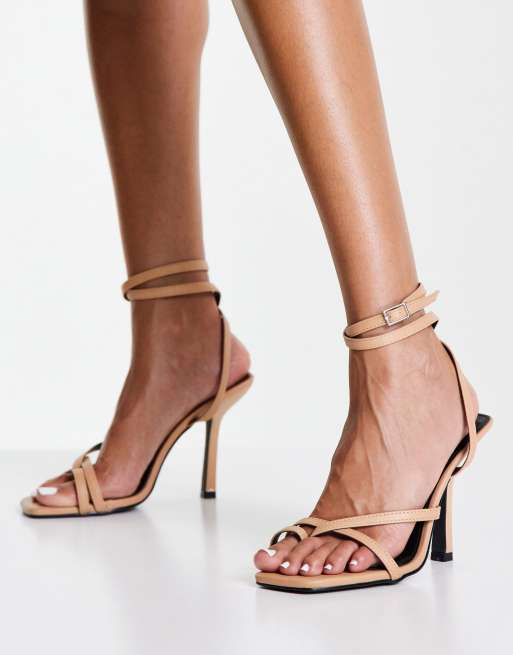RAID Alayna heeled sandals in beige, 4 of 4