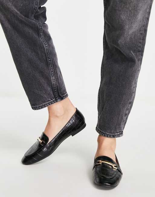 RAID Athen flat loafers in black | ASOS