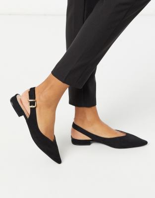 black slingback shoes