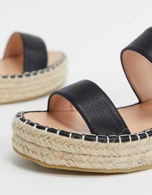 raid bellini black espadrille sandals