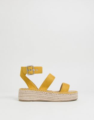 yellow espadrille sandals